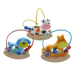Rocking Animal with Bead Maze