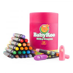 Silky Washable Crayon - Baby Roo 24- Colours