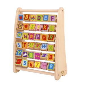 Alphabet Abacus Natural -