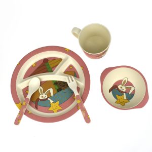 Bamboozoo Dinnerware Star Rabbit