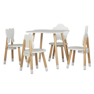 5 Piece Kids Table and Chairs Set