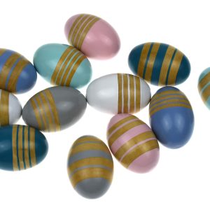 Classic Calm Wooden Egg Shaker 6 Assorted Colour