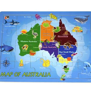 2 In 1 Australian Map Jigsaw